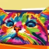 Pop Art Cat Diamond Painting