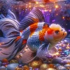 Ranchu Goldfish Diamond Painting