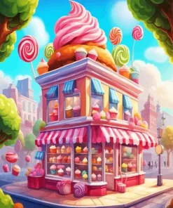 Sweet Candy Shop Diamond Painting