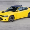 Yellow Charger Car Diamond Painting