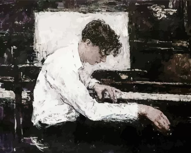 abstract sad musician Diamond Dotz Abstract Sad Musician Diamond Painting