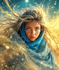 Aesthetic Arab Girl Diamond Painting