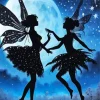 Aesthetic Silhouette Fairies Diamond Painting