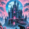Aesthetic Sleeping Beauty Castle Art Diamond Painting