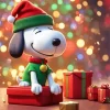 Aesthetic Snoopy Christmas Diamond Painting
