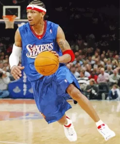 Allen Iverson Basketball Player Diamond Painting
