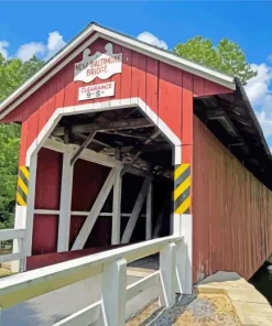 Baltimore Covered Bridge Diamond Painting