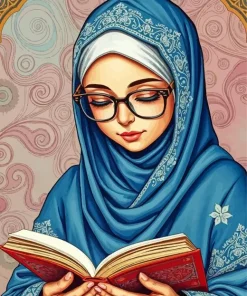 Beautiful Muslim Girl Diamond Painting