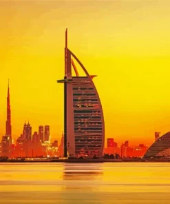 Burj Al Arab Dubai Uae Diamond Painting