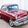Candy Apple Red 57 Chevy Diamond Painting