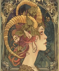 Capricorn Girl Diamond Painting