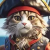 Captain Meow Diamond Painting