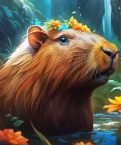 Capybara Art Diamond Painting