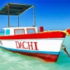 Caribbean Fishing Boat Diamond Painting