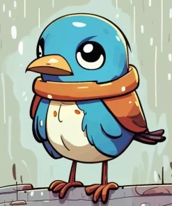 Cartoon Bird Diamond Painting