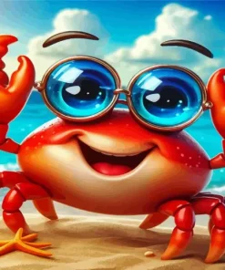 Cartoon Crab Diamond Painting