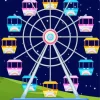 Cartoon Ferris Wheel Diamond Painting