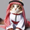 Cat With Arab Hat Diamond Painting
