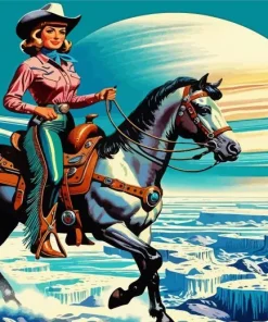 Chaps Cowgirl Diamond Painting