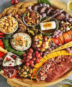 Charcuterie Board Diamond Painting