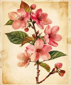 Cherry Blossom Branch Diamond Painting