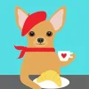 Chihuahua Drinking Coffee Diamond Painting