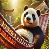 Chilling Panda Diamond Painting