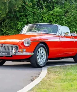 Classic MGB Car Diamond Painting