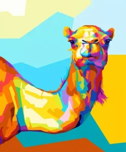 Colorful Camel Diamond Painting