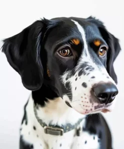 Cool Setter Black And White Diamond Painting