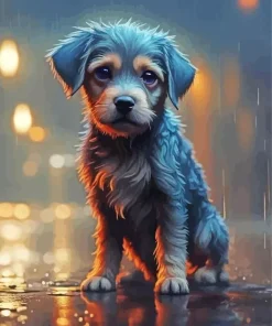 Cool Small Puppy Diamond Painting
