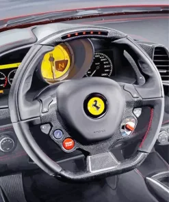 Ferrari Steering Wheel Diamond Painting