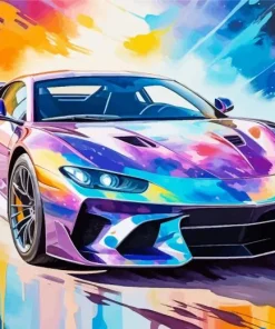 Galaxy Car Art Diamond Painting