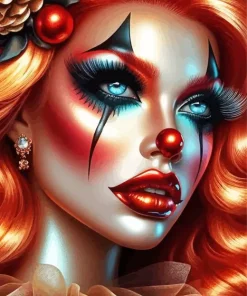Ginger Clown Diamond Painting