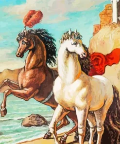 Giorgio De Chirico Horses Diamond Painting