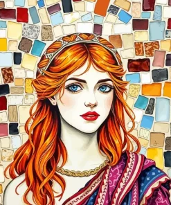 Girl In Toga Diamond Painting