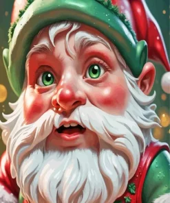 Gnome Christmas Art Diamond Painting