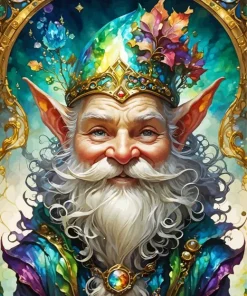 Gnome Fantasy Art Diamond Painting