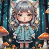 Little Girl Werewolf Diamond Painting
