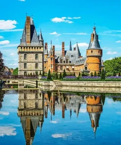 Maintenon Castle France Diamond Painting