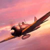 Mitsubishi A6m Zero Diamond Painting