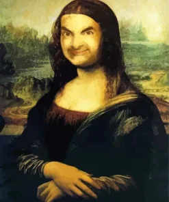 Mona Lisa Mr Bean Diamond Painting