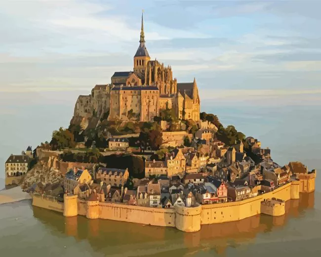 mont saint michel france Diamond Dotz Mont Saint Michel France Diamond Painting