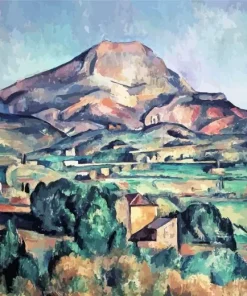 Mont Sainte Victoire Seen From Bellevue Diamond Painting