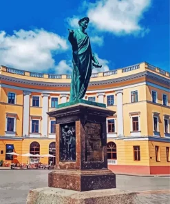 Monument To Duc De Richelieu Diamond Painting