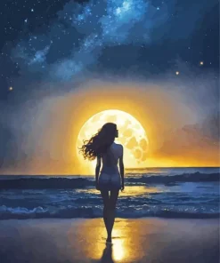Moon Woman Diamond Painting