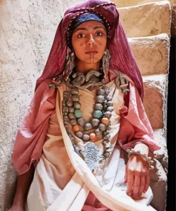 Moroccan Amazigh Woman Diamond Painting