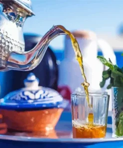 Moroccan Mint Tea Diamond Painting