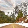 Mountain Road Landscape Diamond Painting