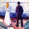 Munch The Lonely Ones Diamond Painting